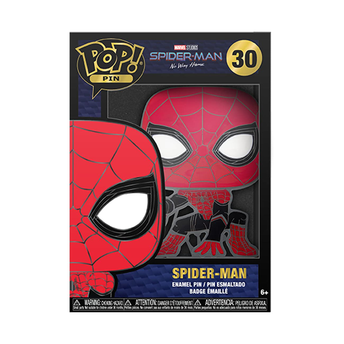 Funko Pop! Pin Marvel: Spider-Man - Tom Holland (with Chase)
