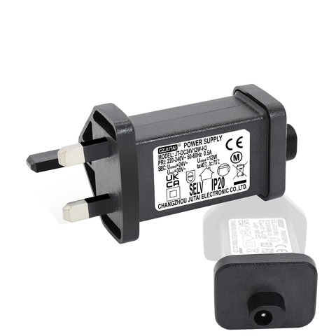 CubePlug String Lights Indoor-Outdoor Power Adapter for CZJUTAI JT-DC24V12W /9W /7.2W /6W /4.5W /3.6W-IP20 Christmas Lighting [V4T2]