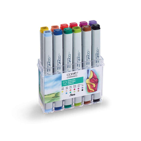 Copic Marker 12 Piece Set - Summer Colours