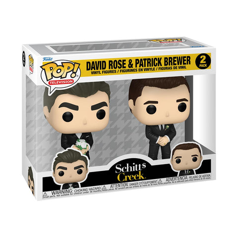 Funko Pop! TV: Schitt's Creek - David Rose & Patrick Brewer 2 Pack