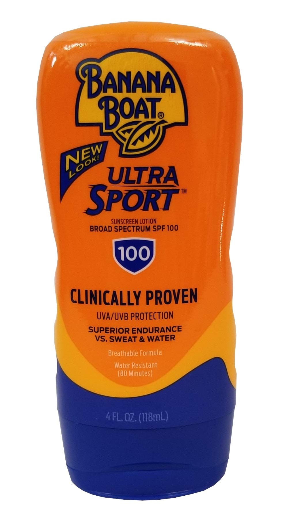 Banana Boat Spf#100 Sport 4 Ounce Sunscreen Lotion (118ml) (3 Pack)