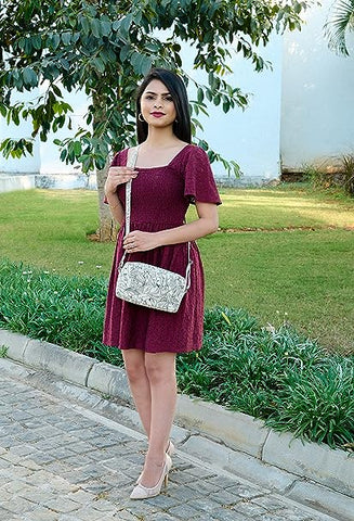 earthsave Cotton Premium Sling Bag | Sling Bag for Women with Adjustable strap