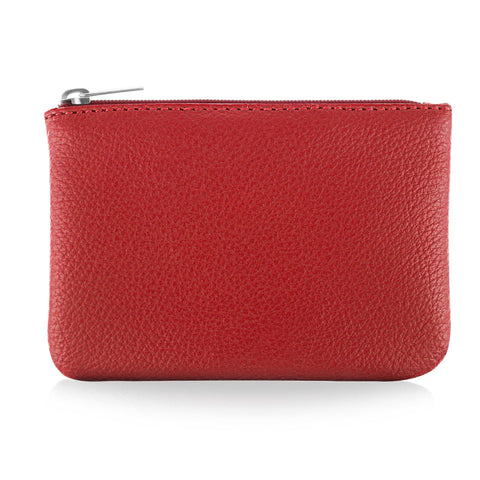 Giantree Small Wallet for Women, Cute PU Lychee Pattern Coin Pocket Portable Change Wallet Mini Coin Purse for Girl Women Ladies ID Key Headset Lipstick(Red)