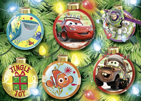 Ravensburger Disney Pixar Christmas 1000 Piece Jigsaw Puzzle for Adults - Every piece is unique, Softclick technology Means Pieces Fit Together Perfectly