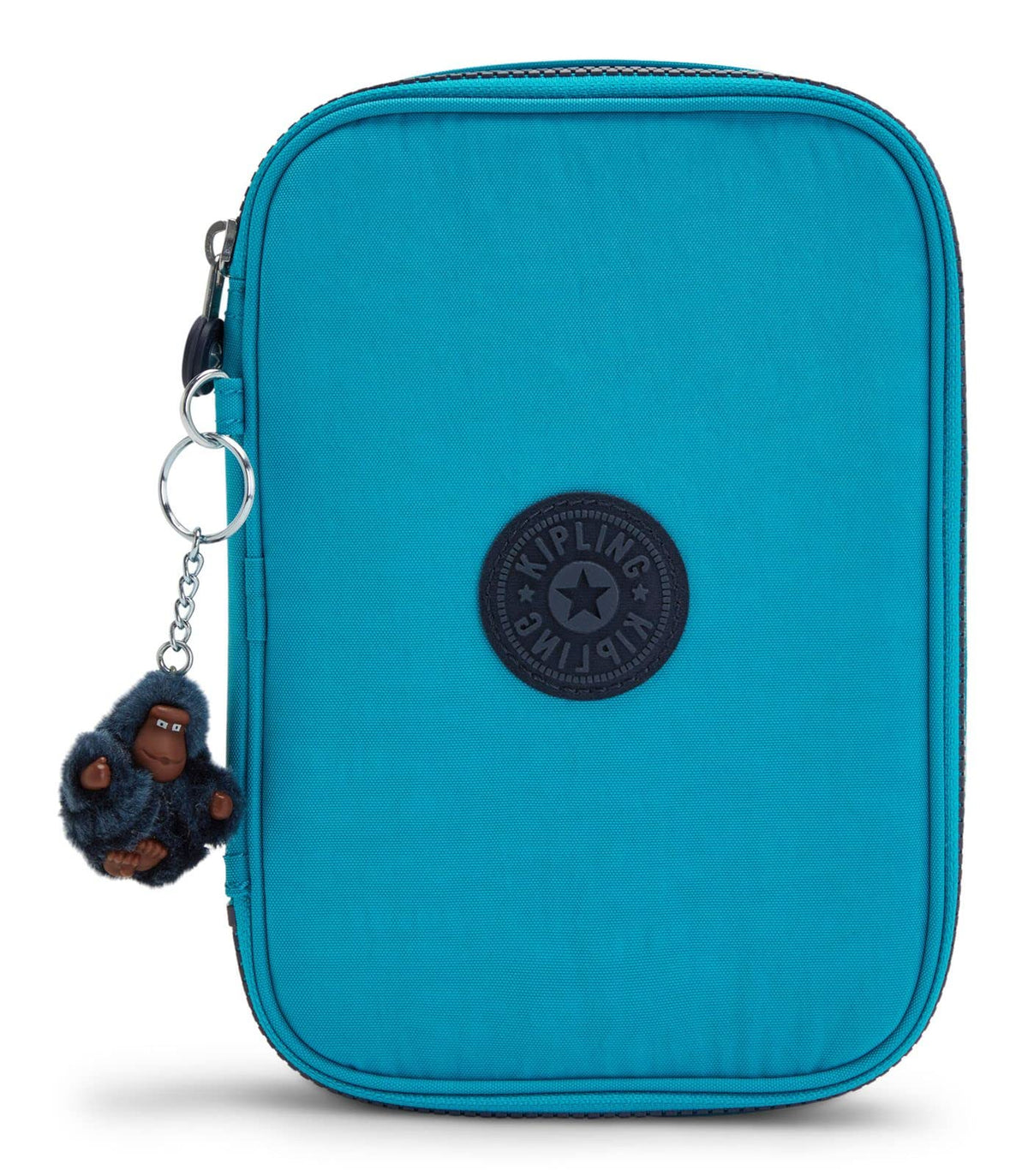 Kipling 100 Pens, Large Pencil Case Holds Up to 100 Pens, 21 cm, 1.5 L, Green Cool Combo