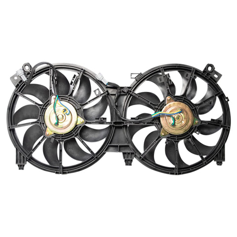 TRQ Radiator Dual Cooling Fan Assembly Compatible with 2007-2011 Nissan Altima NI3115134