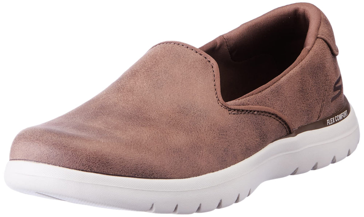 Skechers Women's Loafer Flat, Brown, 5