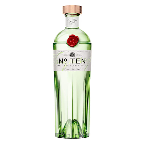 Tanqueray No. TEN Gin | 47.3% vol | 1L | Small Batch Gin Distilled with Whole Citrus Fruits & Gin Botanicals | Enjoy in a Gin Glass with Ice & Tonic | Distilled 4 Times