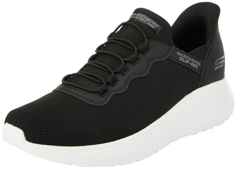 Skechers Men's Hands Free Slip-ins Bobs Squad Chaos-Daily Hype Sneaker, BLK, 6.5