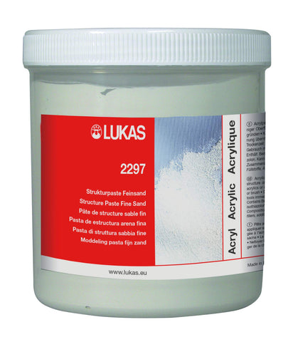 LUKAS painting medium - modelling paste with fine sand in 250 ml