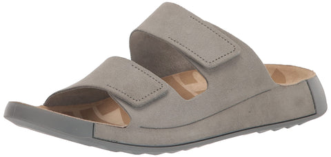 ECCO Men's Cozmo Two Band Slide Sandal, Wild Dove, 13-13.5