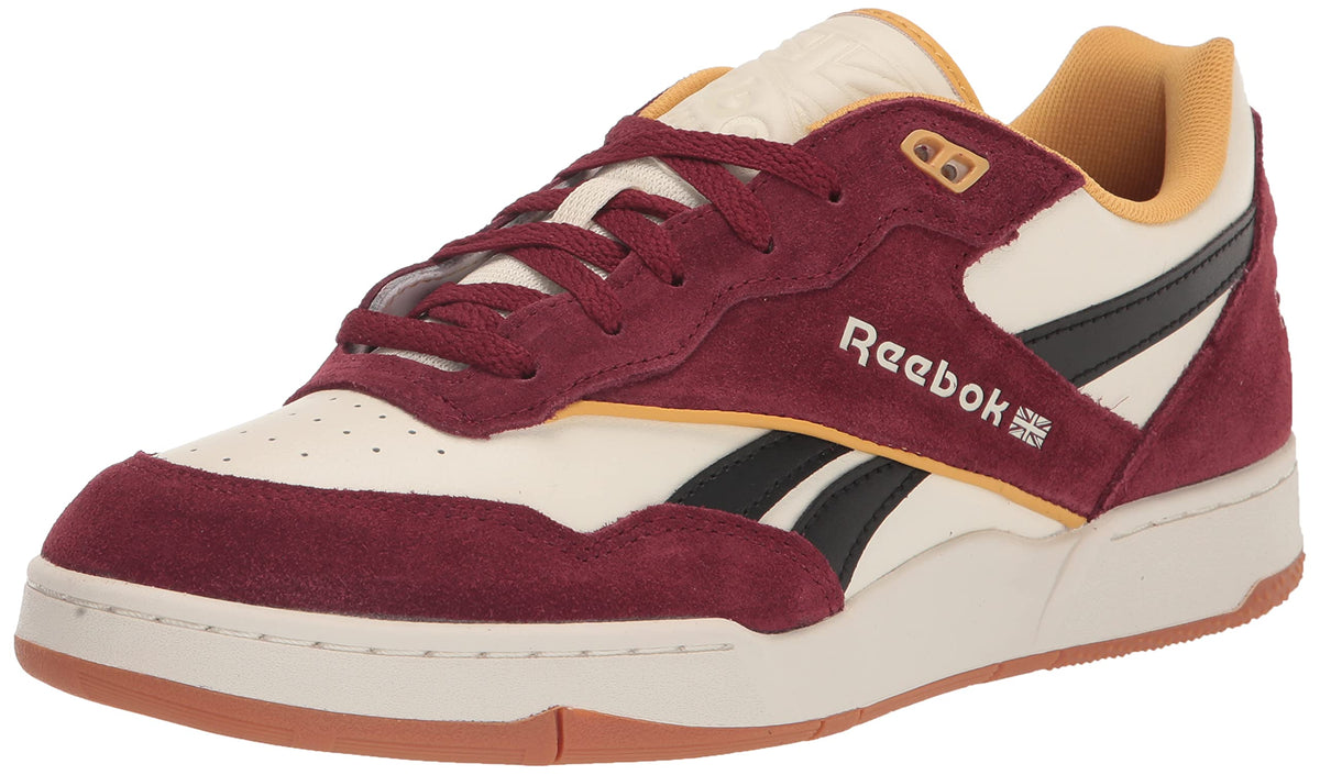 Reebok Unisex BB 4000 II Basketball Shoe, Vintage Chalk/Classic Burgundy/Black, 9.5 US Men