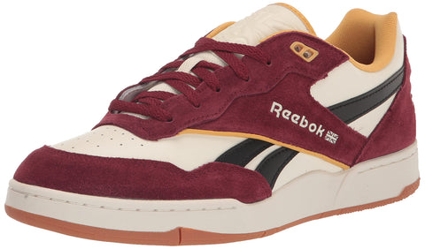 Reebok Unisex BB 4000 II Basketball Shoe, Vintage Chalk/Classic Burgundy/Black, 9.5 US Men