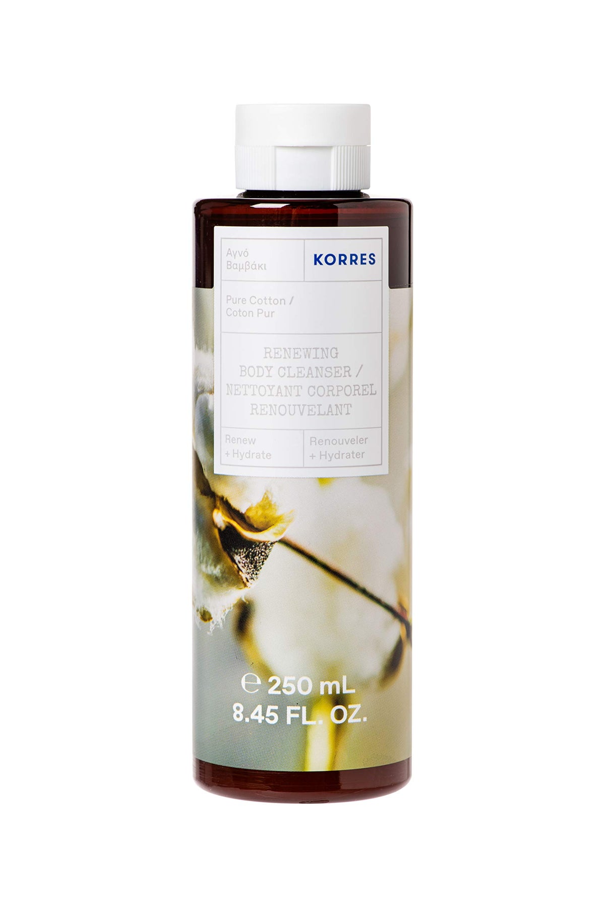 Korres Pure Cotton Renewing Body Cleanser
