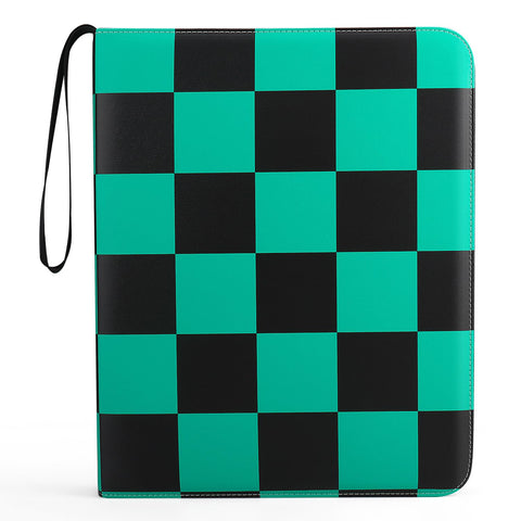 Anime Green 9 Pocket Trading Card Binders for 900 Cards