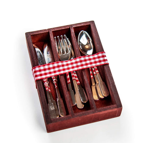 The Queen's Treasures 18 Inch Doll Kitchen Accessory, 25 Piece Silverware, Dishes, and Serving Set, Compatible for Use with American Girl Dolls