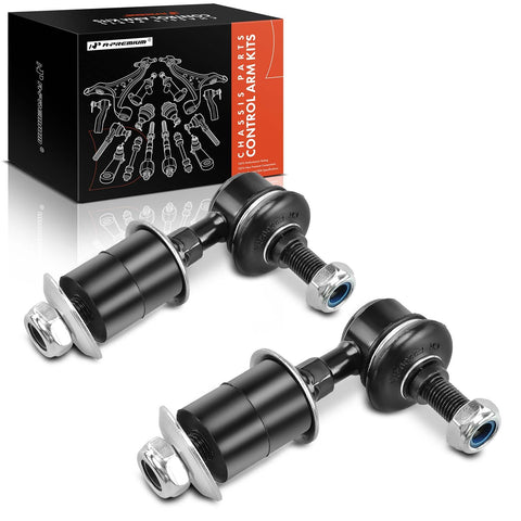A-Premium 2 x Front Sway Bar Links Stabilizer Bar Links, Compatible with Mitsubishi & Suzuki & Chevrolet & GMC - Outlander 03-06, Grand Vitara 99-05, XL-7 02-06, X-90 96-98, Tracker 89-98