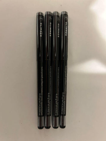Avon Glimmersticks Waterproof Eye Liner - Blackest Night LOT 4 Pcs.