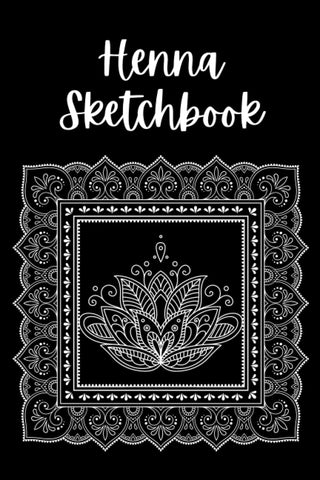 BEAUTIFUL BLANK HENNA PRACTICE SKETCHBOOK (MENDHI)