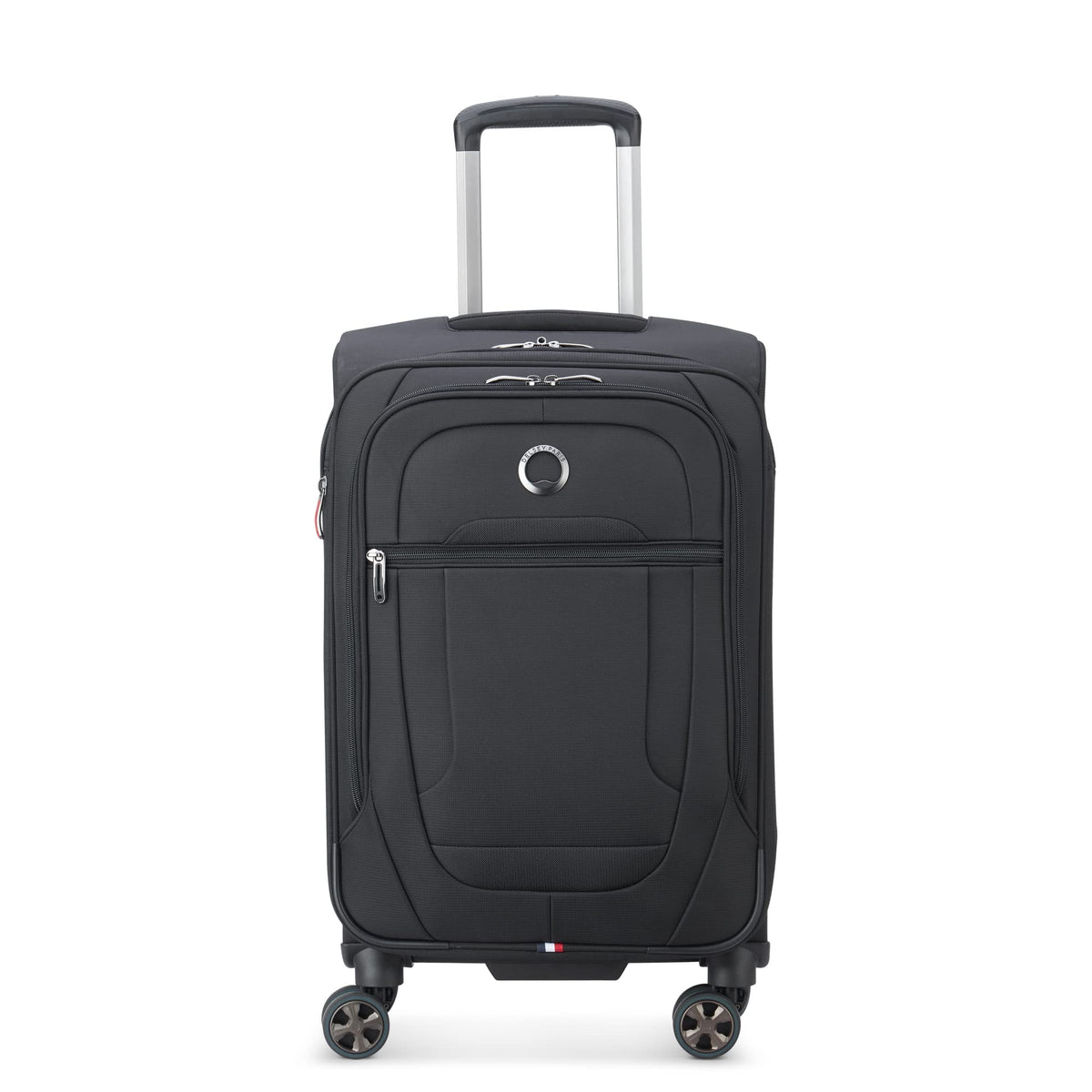 DELSEY PARIS Helium DLX Softside Expandable Luggage with Spinner Wheels, Black, 3-Piece Set (20/25/29), Helium DLX Softside Expandable Luggage with Spinner Wheels