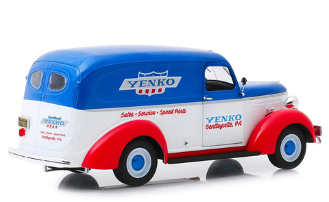 Greenlight 1939 Chevrolet Panel Truck Yenko Sales and Service Running on Empty Series 3 1/24 Diecast Model Car