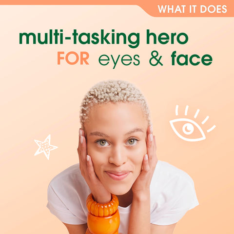 Simple Protect 'n' Glow Brightening Eye Gel Reduces Dark Circles and Relieves Screen-Stressed, Tired Eyes for Sensitive Skin 25 ml