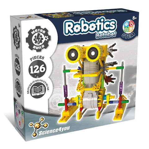 Science4you 1718 Robotics Betabot arti,science4you-robotics Science4you-Betabot Kids 8-14 Build Construction Kit with 126 Pieces, Educational Year Olds, Stem Toys Age 8+, Multi, Regular