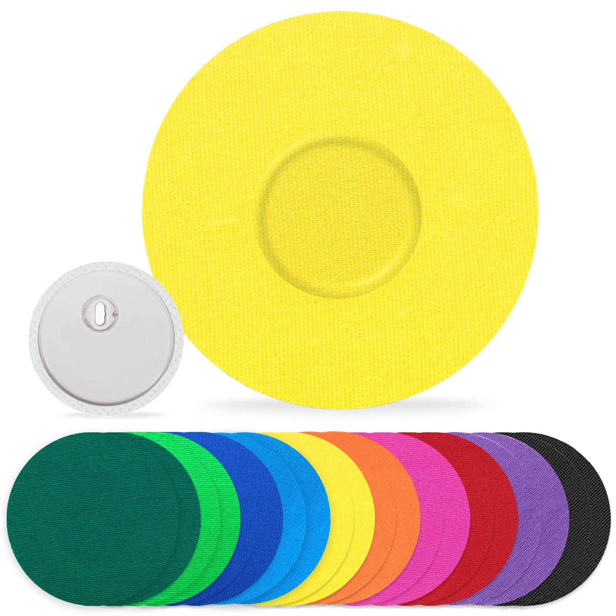Freestyle Libre 3 Sensor Covers 20Pack Waterproof Adhesive Patches for Libre 3 Sensor Covers Flexible CGM Tape Hypoallergenic & Latex-Free 14 Days Long Stay No Glue in The Center, Multi-Colored