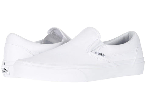 Vans Unisex AdultsÃ¢â‚¬â„¢ Classic Slip On Trainers True White