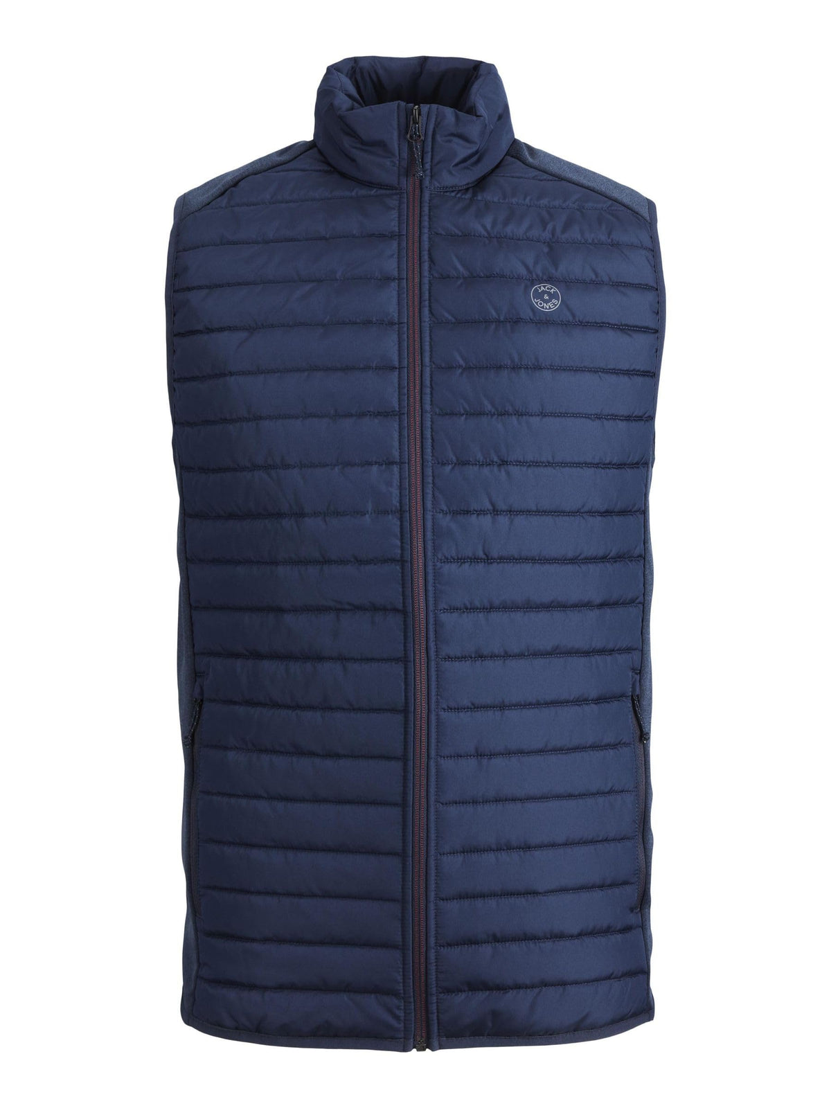 JACK & JONES Men's JJEMULTI Bodywarmer Collar NOOS Vest, Blue (Navy Blazer), S