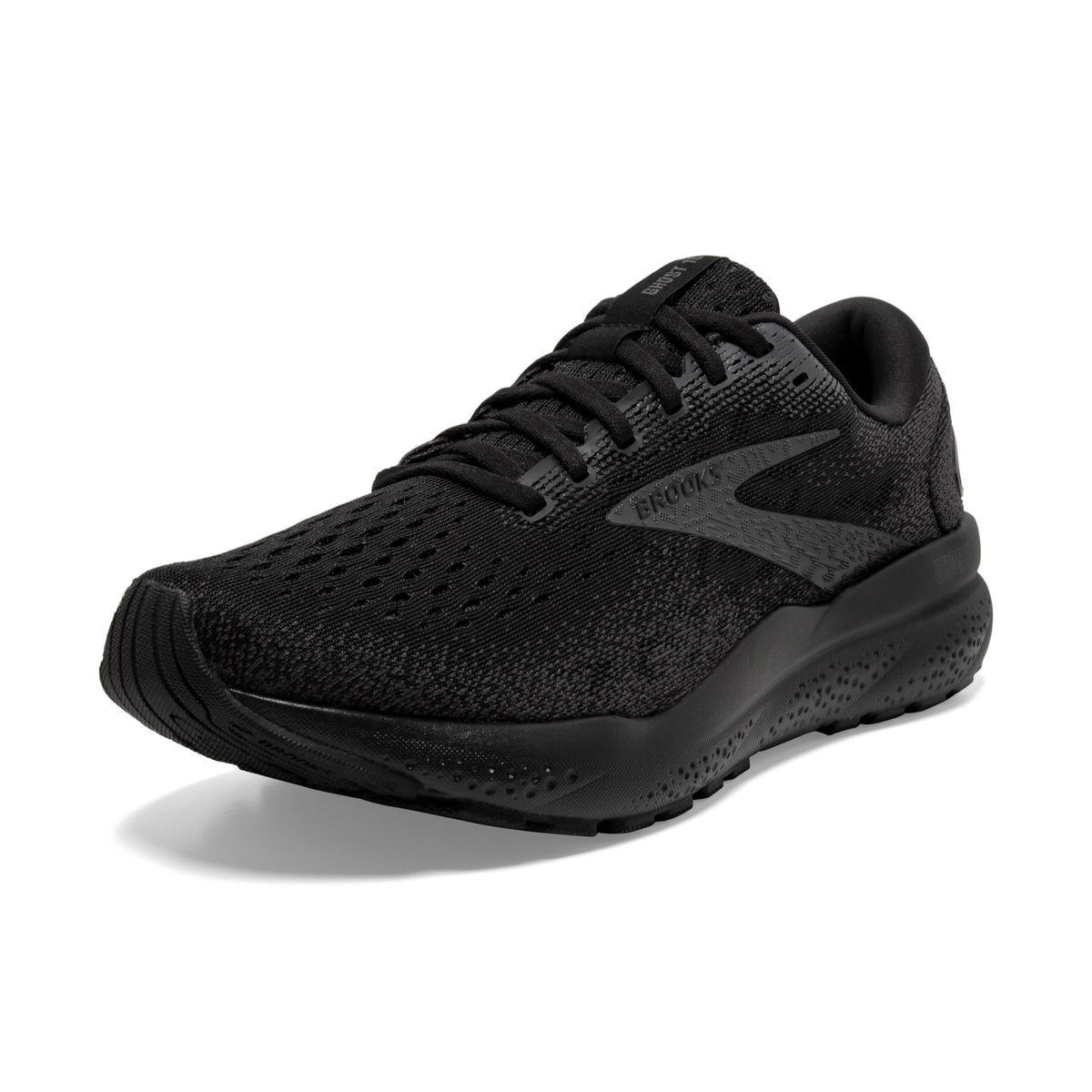 Brooks Menâ€™s Ghost 16 Neutral Running Shoe - Black/Black/Ebony - 11.5 Medium