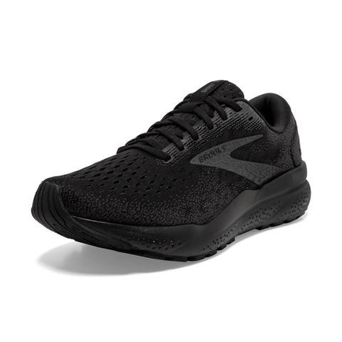 Brooks Menâ€™s Ghost 16 Neutral Running Shoe - Black/Black/Ebony - 11.5 Medium