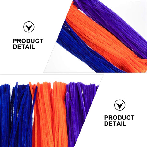 3 Environmentally Friendly Tops Craft Cleaner Chenille Stems Decor Cleaners Decor Art Cleaner Fuzzy Stick Christmas Decor Flexible DIY Sticks Child Crafts Giant