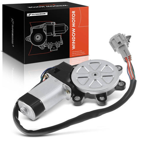 A-Premium Front Left Power Window Lift Motor Compatible with Nissan Maxima Pathfinder & Infiniti I30 I35 QX4, Driver Side, with Anti-Clip Function, Replace# 80731-2Y901