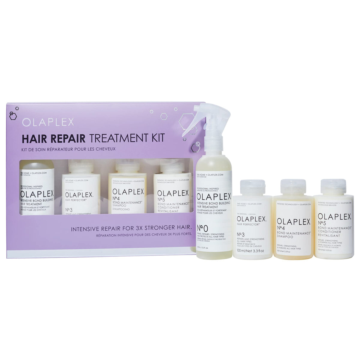 OLAPLEX Hair Repair Treatment Kit - NÃƒÆ’Ã†â€™ÃƒÂ¢Ã¢â€šÂ¬Ã…Â¡ÃƒÆ’Ã¢â‚¬Å¡Ãƒâ€šÃ‚Âº0 (155 ml), NÃƒÆ’Ã†â€™ÃƒÂ¢Ã¢â€šÂ¬Ã…Â¡ÃƒÆ’Ã¢â‚¬Å¡Ãƒâ€šÃ‚Âº3,4,5 (100 ml)
