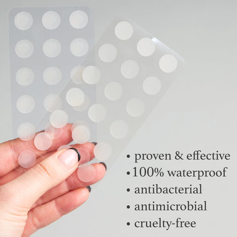 Julep Patch Me Up Waterproof Pimple Patches, Invisible Hydrocolloid Patch for Face Acne & Spot Treatment With Tea Tree Oil, 36 Day + 36 Night Patches, Total 72 Patches