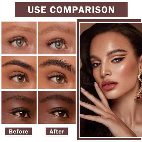 QIUFSSE Eyebrow Wax Clear Brow Gel Para Cejas,Lift and Freeze Eyebrow Soap Wax without Residue for Lamination Effect,Long-lasting Waterproof Eyebrow Gel Creates A Fluffy Feathered Look