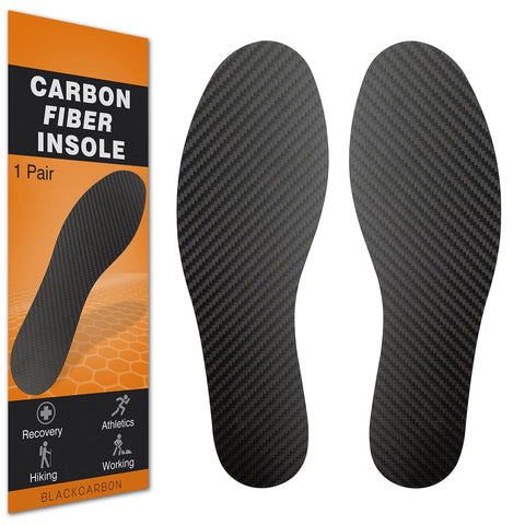 1 Pair Carbon Fiber Insoles,Rigid Orthotic Shoe Inserts 25.5cm
