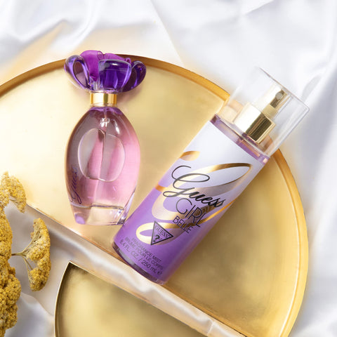 GUESS Girl Belle Eau de Toilette 3 Piece Gift Set - Perfume Spray 3.4 Fl. Oz., Travel Spray 0.5 Fl. Oz., & Body Lotion 6.7 Fl. Oz.