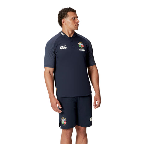 British & Irish Lions Men's Canterbury 2025 Polo, Dark Sapphire, XS