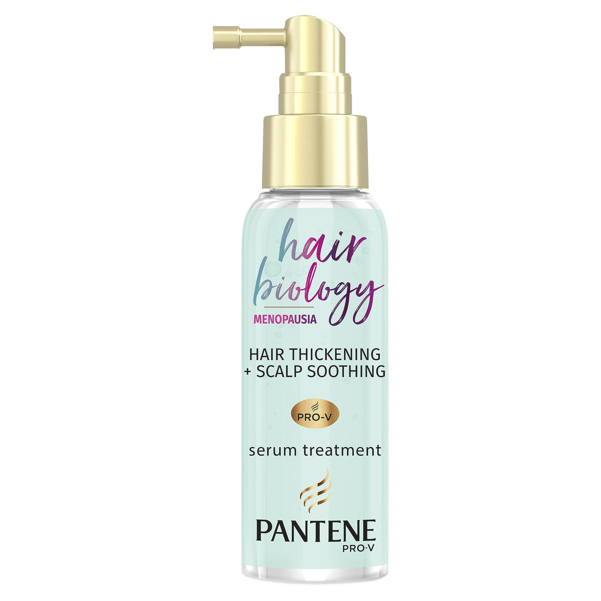 Pantene Menopause Leave In Hair Thickening & Scalp Soothing Treatment, Leave-In Spray, With Pro-V, Vitamin B3 And White Tea, Densifies Thinning Hair, 100 ml