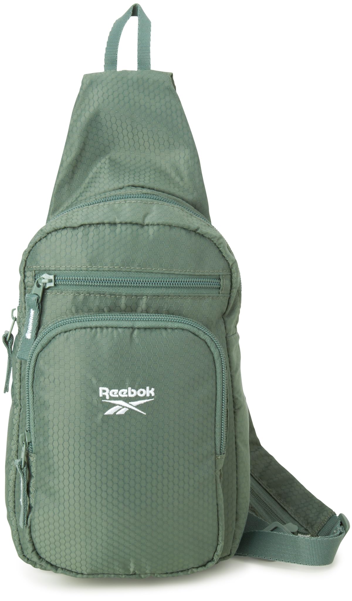 Reebok Women's Crossbody Bag - Sling Purse Shoulder Bag with Adjustable Strap - Mini Crossbody Bag for Women, Trek Green