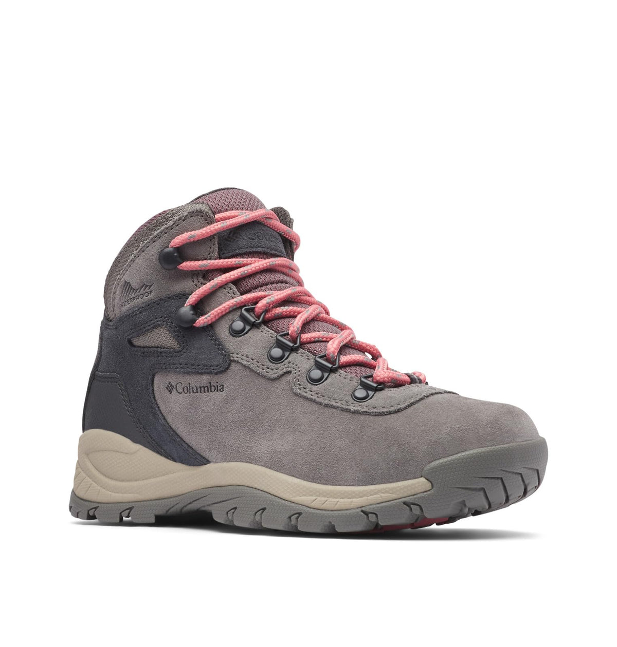 Columbia Women's Newton Ridge Plus Waterproof Amped, 2024 Stratus/Canyon Rose, 8