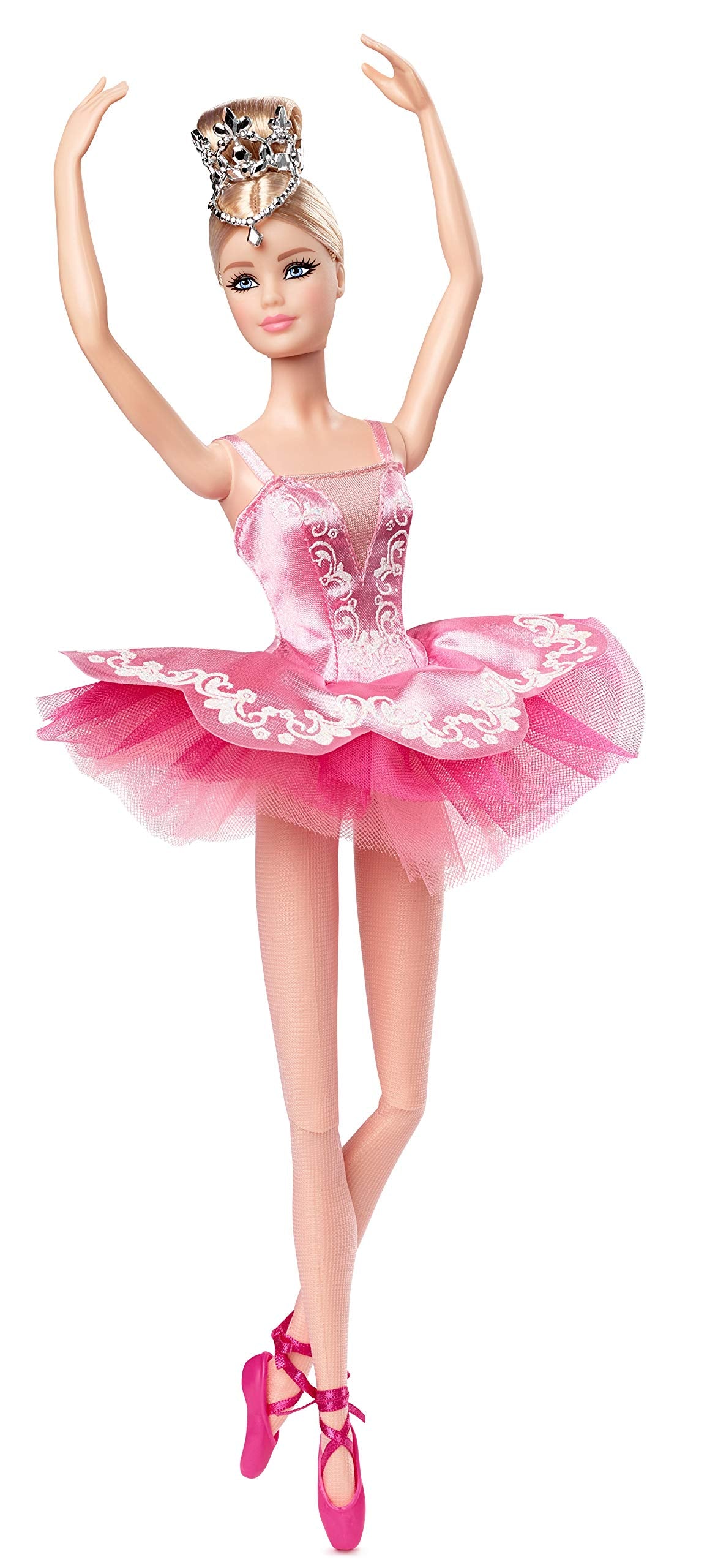 Barbie Signature Ballet Wishes Doll, approx. 12-in Wearing Tutu, Pointe Shoes and Tiara, for 6 Year Olds and Up