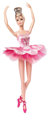 Barbie Signature Ballet Wishes Doll, approx. 12-in Wearing Tutu, Pointe Shoes and Tiara, for 6 Year Olds and Up