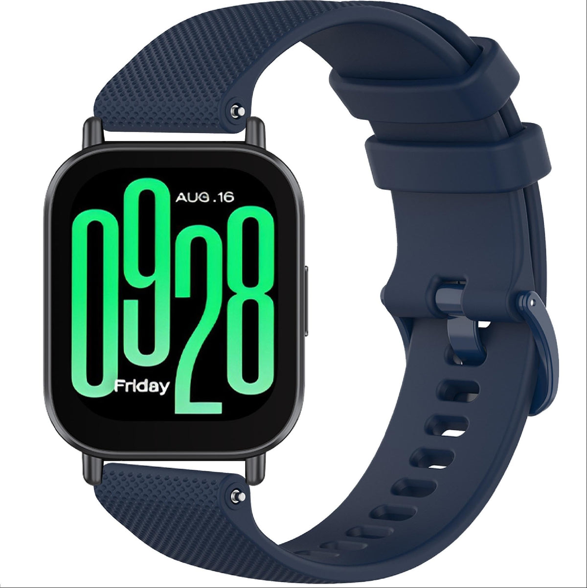 GIOPUEY Strap Compatible with Xiaomi Redmi Watch 5 Active/5 Lite, Soft silicone Watch Strap, Strap Replacement [Wear-resistant] [breathable] - Dark Blue