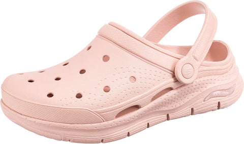 Skechers Women's Slingback Sandal, Blush Synthetic, 9