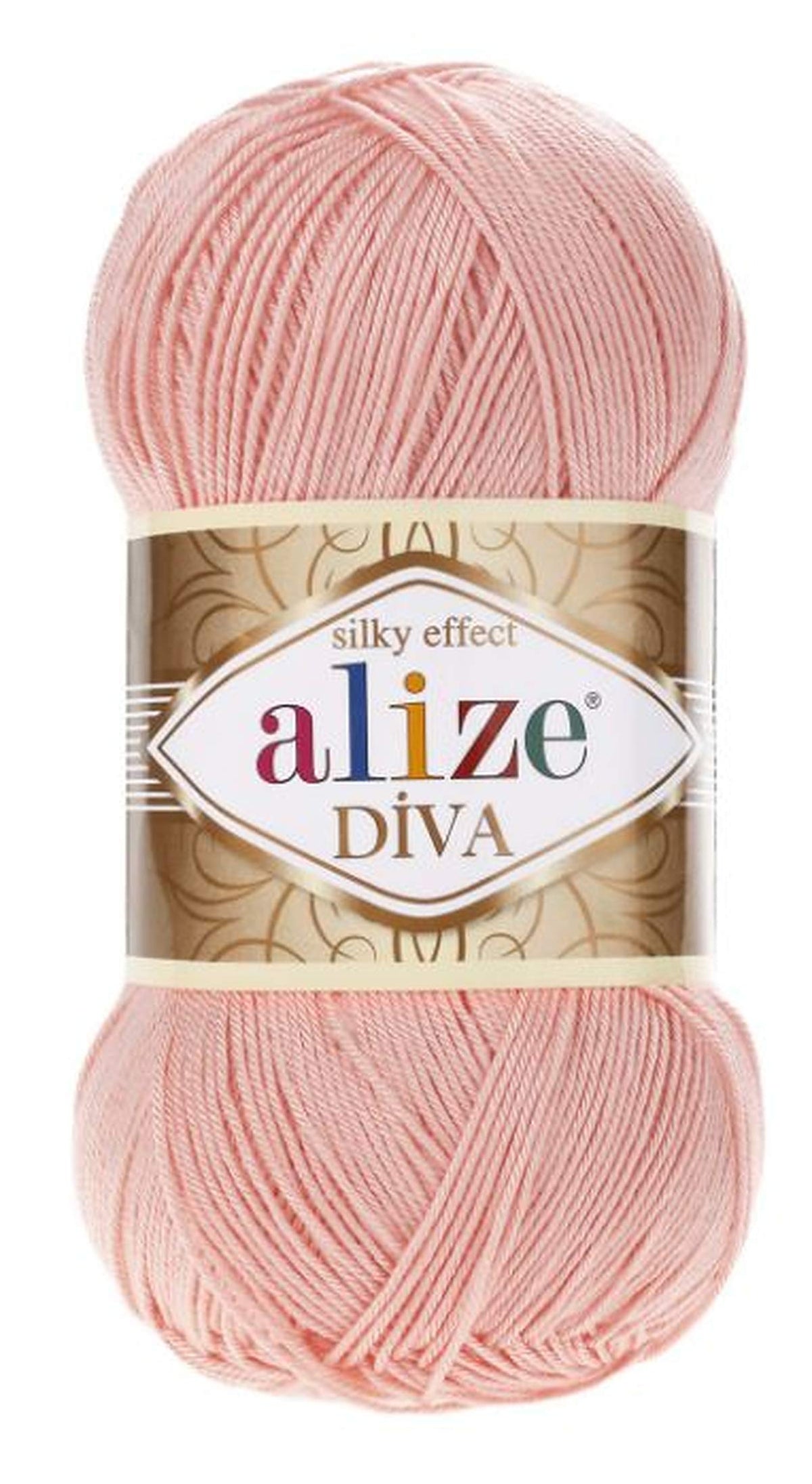 Alize Diva Silk Effect 100% Microfiber Acrylic Yarn 1 Ball skeins 100gr 383yds Color (145 - Power)