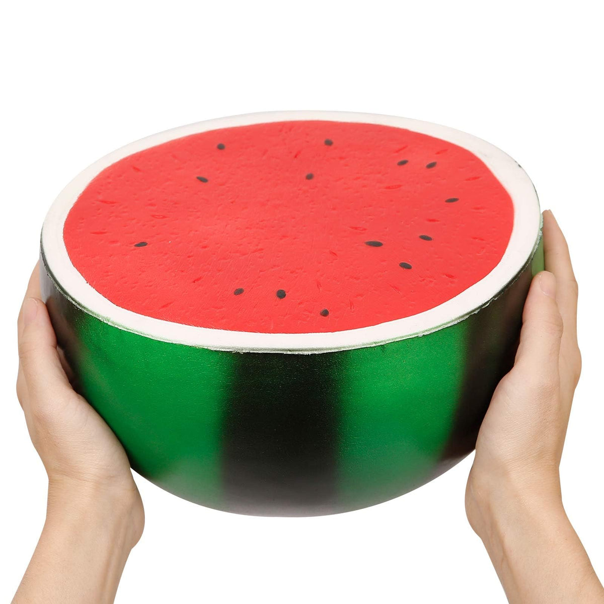 Anboor 9.4 Inches Squishies Watermelon Jumbo Kawaii Soft Slow Rising Scented Big Fruit Squishies Stress Relief Kid Toys Collection Decoration Props