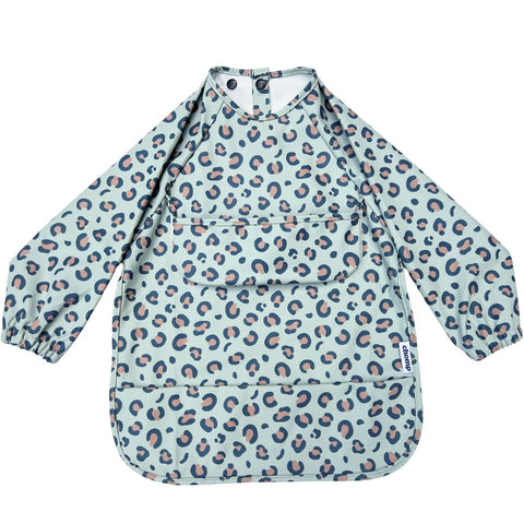 Chomp ÃƒÆ’Ã†â€™ÃƒÂ¢Ã¢â€šÂ¬Ã…Â¡ÃƒÆ’Ã¢â‚¬Å¡Ãƒâ€šÃ‚Â® EveryKid Baby Weaning Bib with Sleeves - Coverall Bibs for Baby Feeding, Waterproof, Machine Washable, Toddler Baby Long Sleeve Bibs for Ages 6-36 Months, Mess Proof Feeding BLW Bib (Mint)